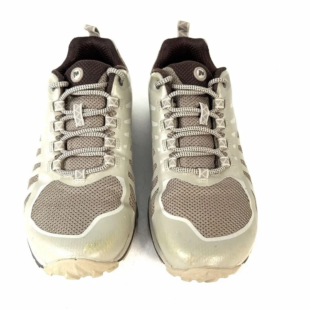 Merrell Siren Edge Womens Size 7 Shoes Beige Brown Athletic Hiking Sneakers